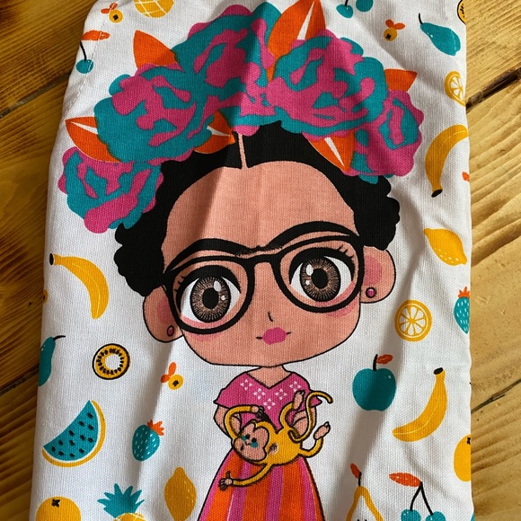 Frida Kahlo Apron For Little Girls 3-5Y - Picture 2 of 7